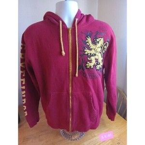 Universal Studios Harry Potter Gryffindor Yellow Red Hoodie Size Medium